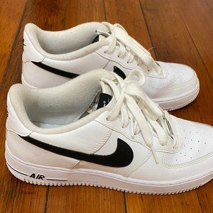 Nike Air Force 1 Low White/Black Big Kids